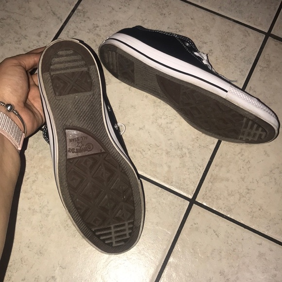 Black and Blue Converse - Picture 3 of 8